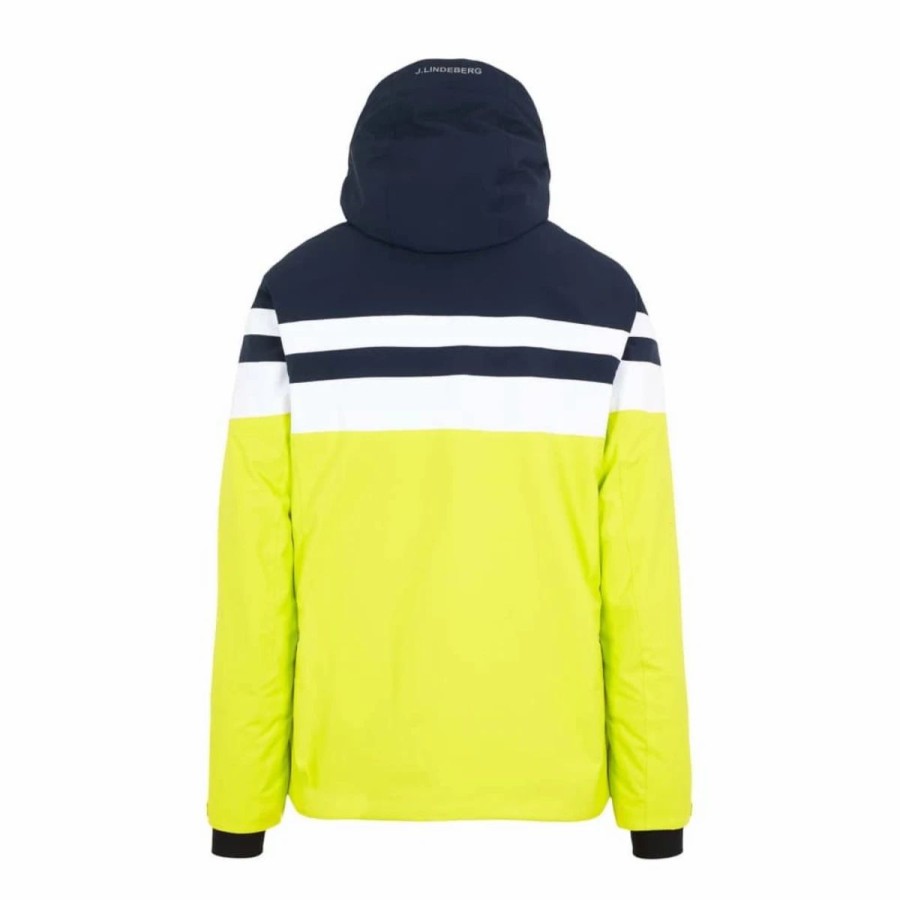 Mens * | J.Lindeberg J. Lindeberg Franklin Ski Jacket Mens Multi Yellow