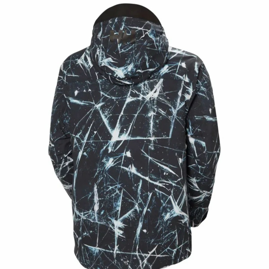 Mens * | Helly Hansen Ullr Insulated Anorak Jacket Mens Multi Black