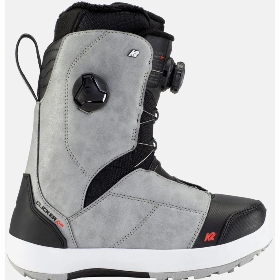 Snowboard * | K2 Kinsley Clicker X Hb Snowboard Boots Womens Gray