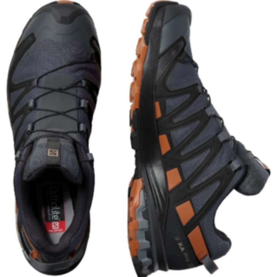 Mens * | Salomon Xa Pro 3D V8 Gore-Tex Trail Running Shoes Mens Brown