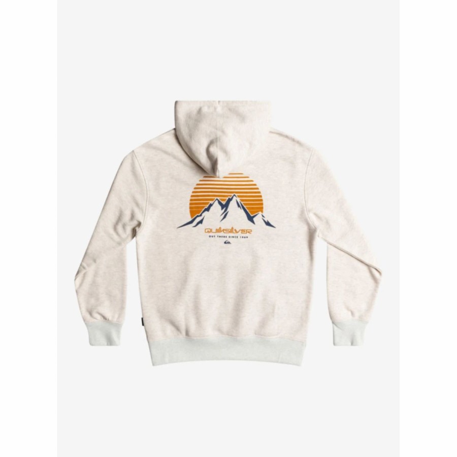 Mens * | Quiksilver Sunny Peaks Hoodie Mens Natural