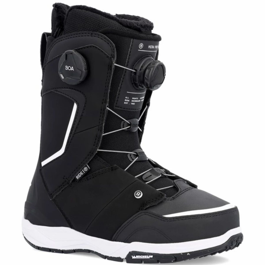 Snowboard * | Ride Hera Pro Snowboard Boots Womens Black