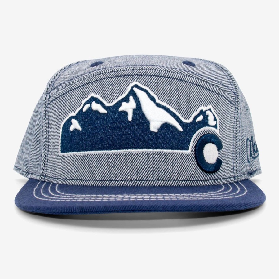 Mens * | Aksels Colorado Mountain Camper Hat Denim