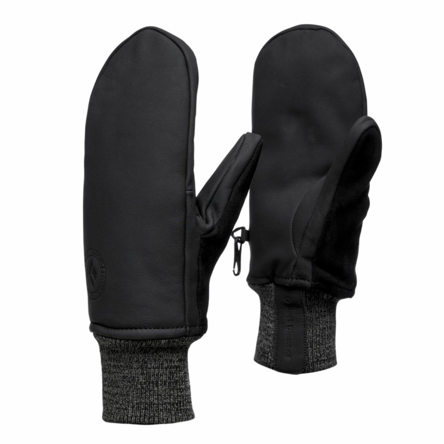 Mens * | Diamond Dirt Bag Mitts Mens Black