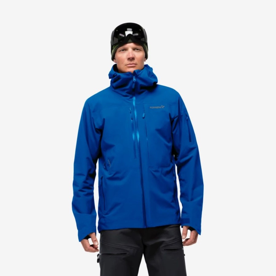 Mens * | Norrona Lofoten Gore-Tex Insulated Jacket Mens Royal Blue