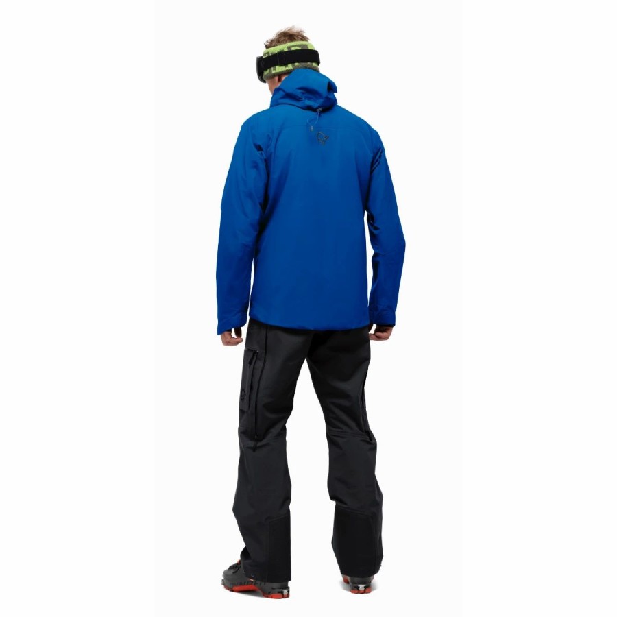 Mens * | Norrona Lofoten Gore-Tex Insulated Jacket Mens Royal Blue