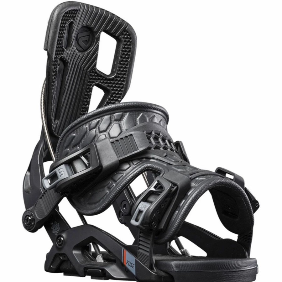 Snowboard * | Flow Fuse Fusion Snowboard Bindings Mens Black