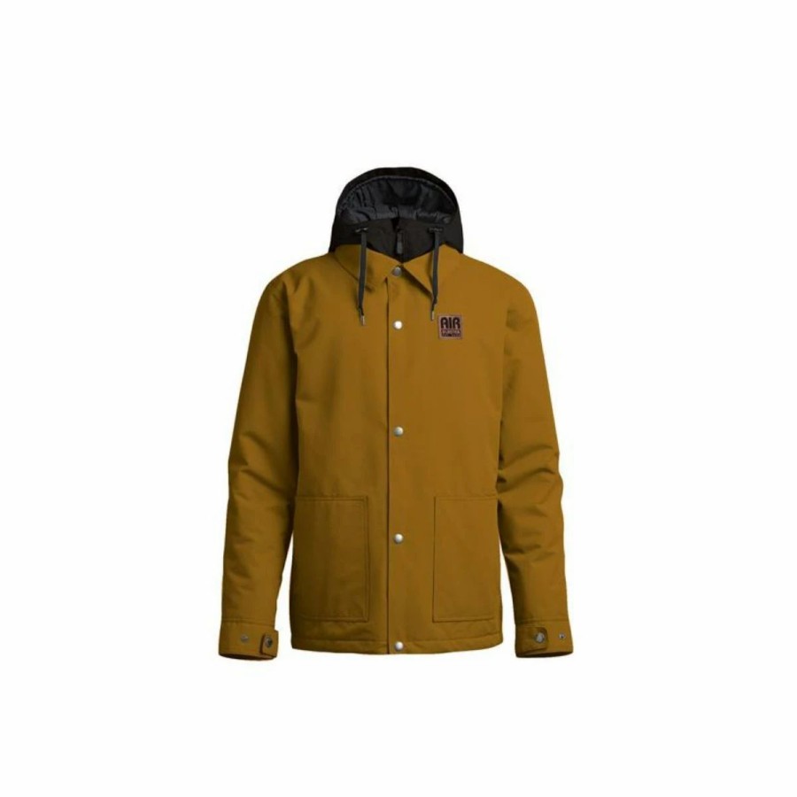 Mens * | Airblaster Work Jacket Mens Amber