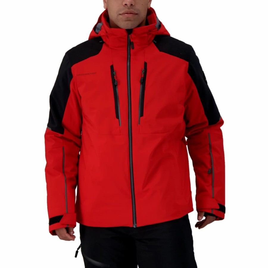 Mens * | Obermeyer Foundation Jacket Mens Red