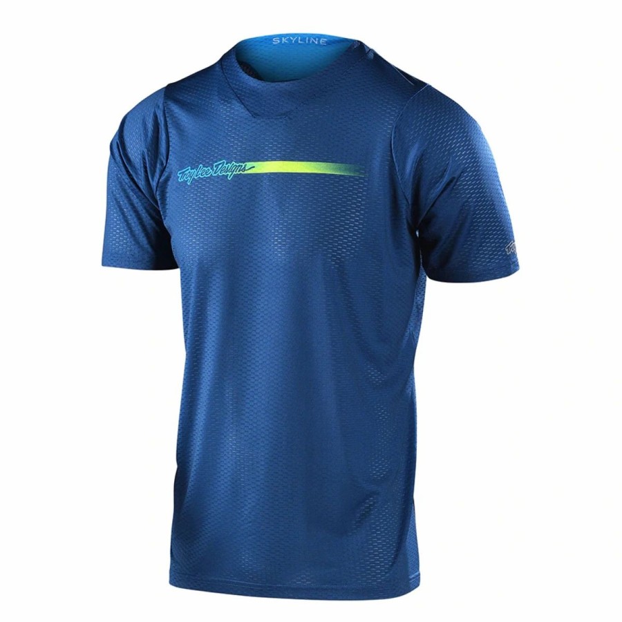 Mens * | Troy-Lee Troy Lee Skyline Air Channel Short Sleeve Jersey Mens Royal Blue