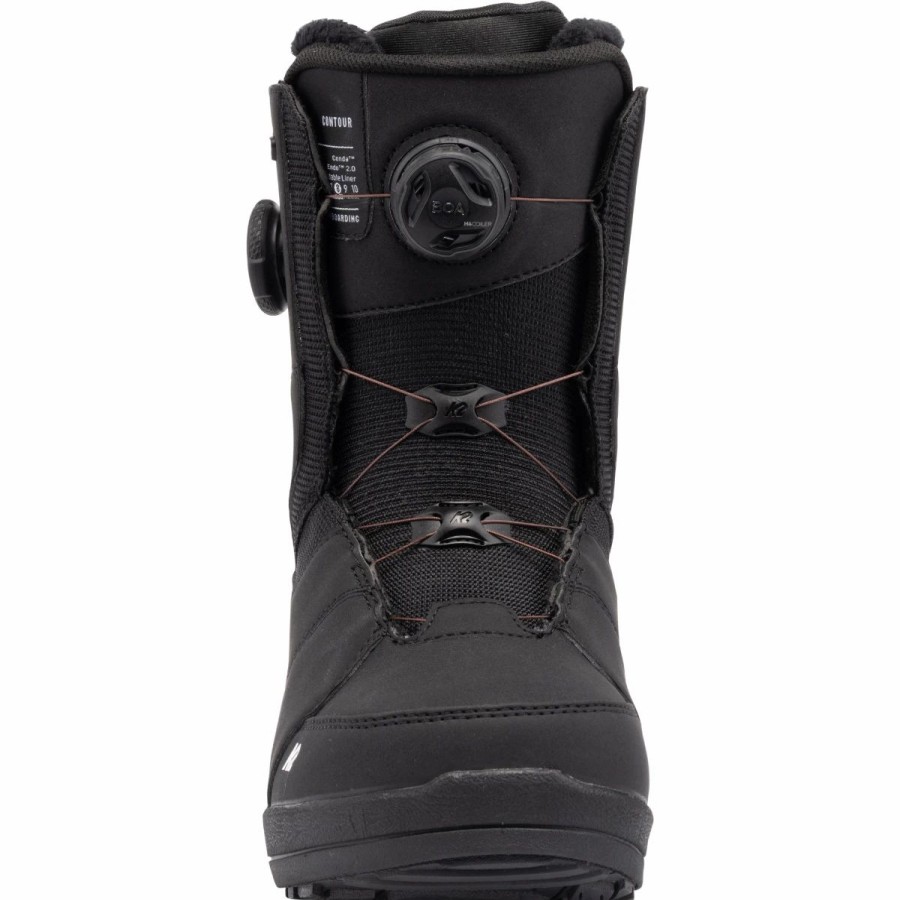 Snowboard * | K2 Contour Snowboard Boots Womens Black