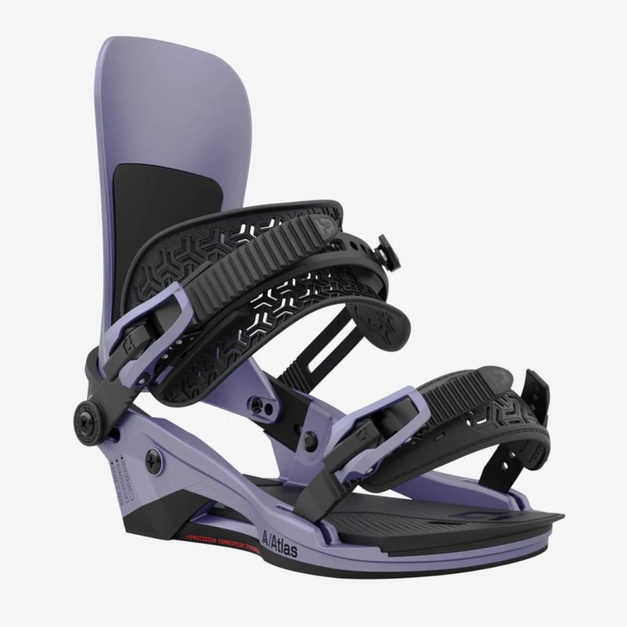 Snowboard * | Union Atlas Snowboard Binding Multi Purple