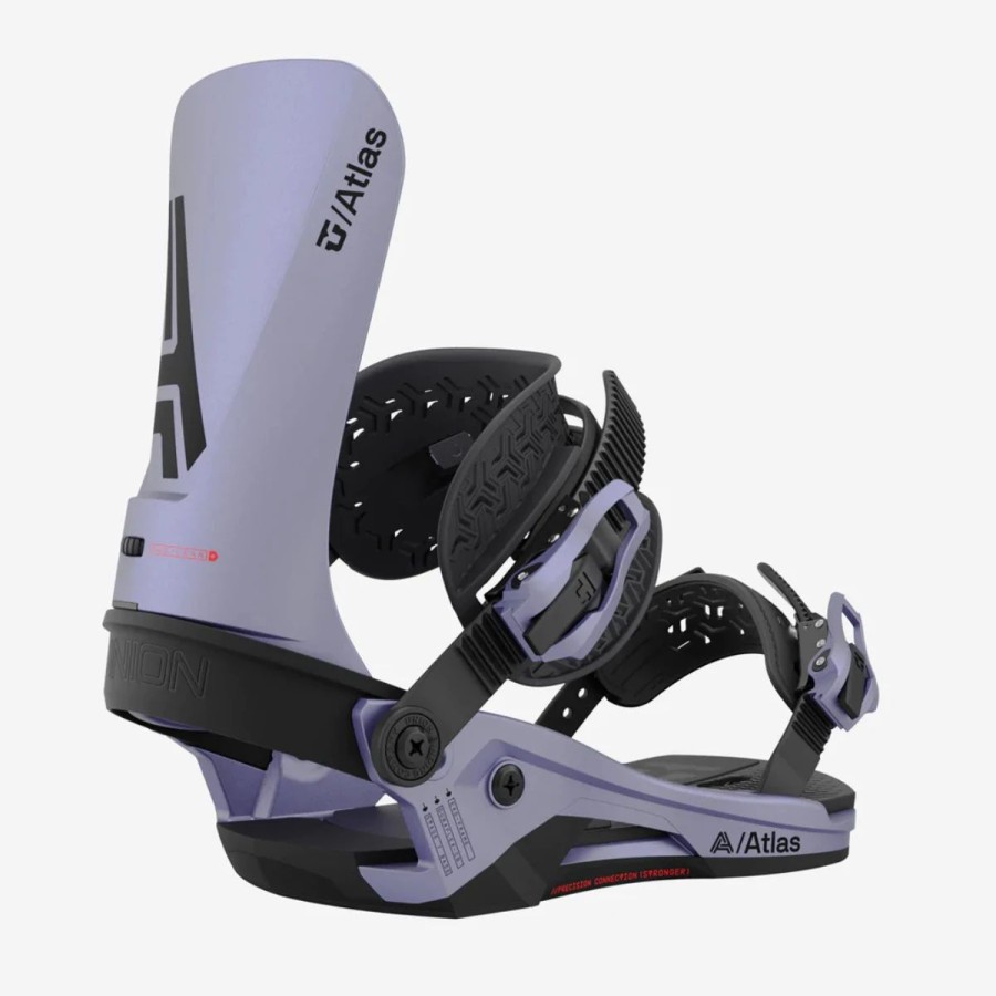 Snowboard * | Union Atlas Snowboard Binding Multi Purple