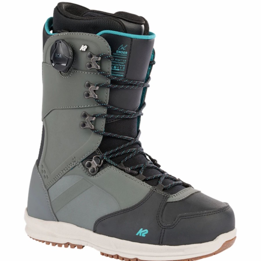 Snowboard * | K2 Ender Snowboard Boots Mens Gray