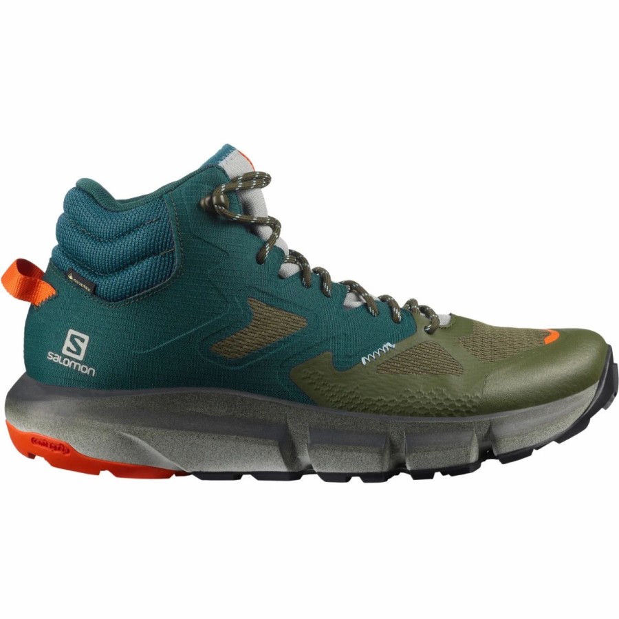 Mens * | Salomon Predict Hike Mid Gore-Tex Mens Multi Green