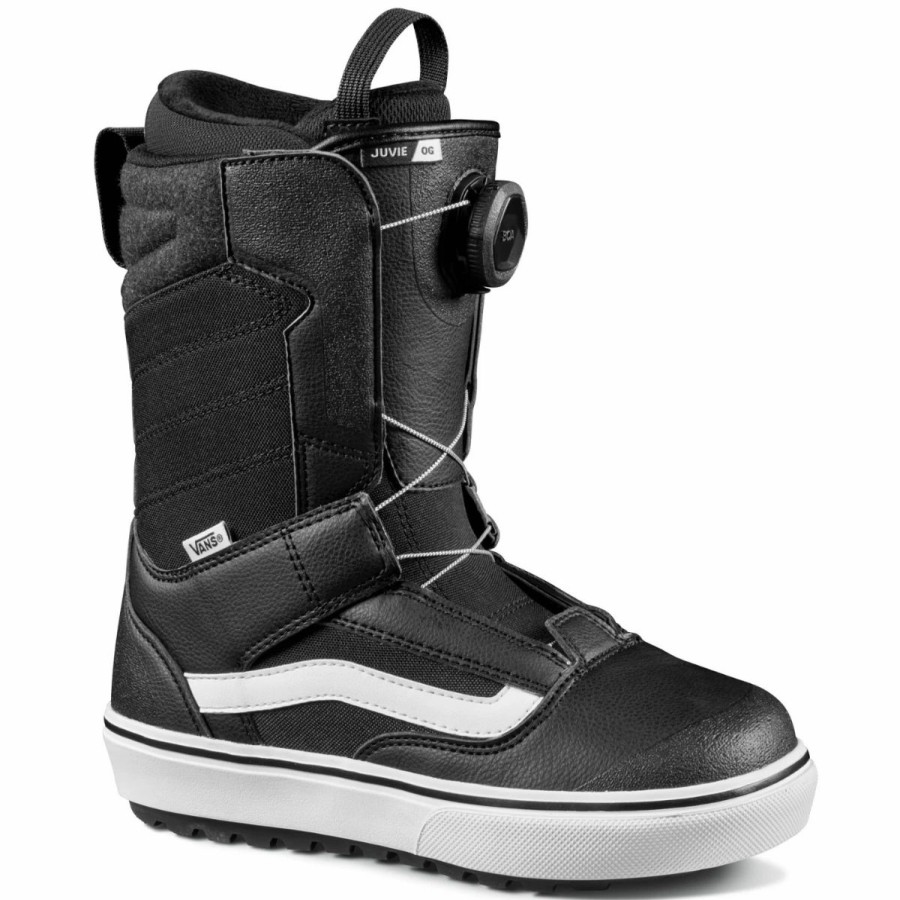 Snowboard * | Vans Juvie Og Snowboard Boot Kids Black