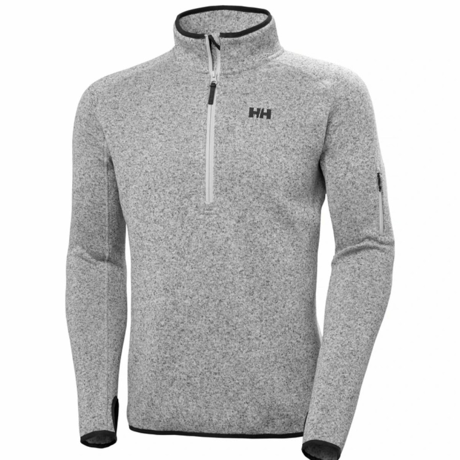 Mens * | Helly Hansen Varde Half-Zip Fleece Midlayer 2.0 Mens Silver