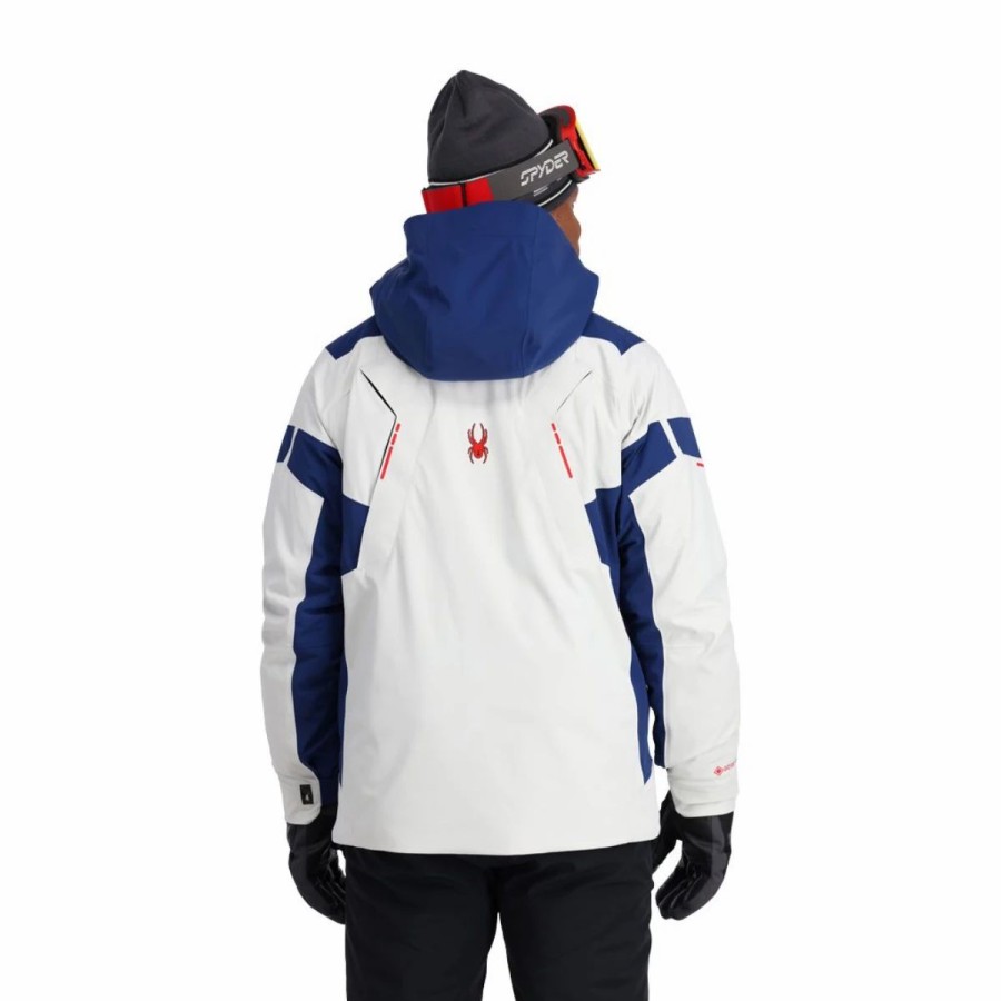 Mens * | Spyder Monterosa Gtx Jacket Mens Multi Silver