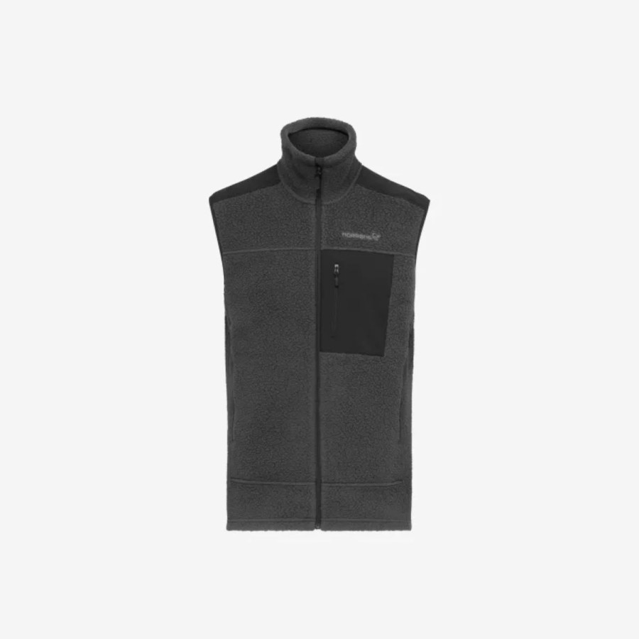 Mens * | Norrona Trollveggen Thermal Pro Vest Mens Charcoal