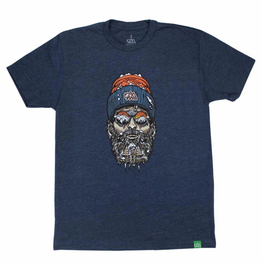 Mens * | Wild Tribute Iceman Short Sleeve Navy