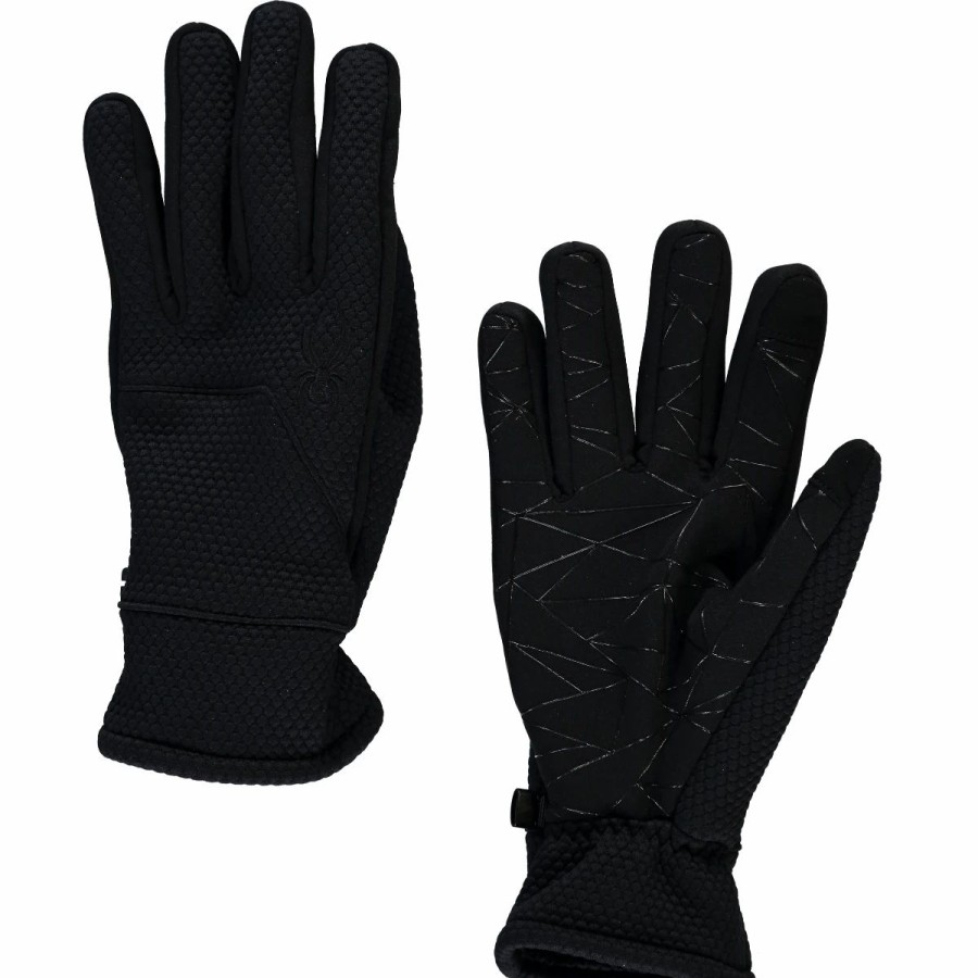 Mens * | Spyder Encore Glove Mens Black