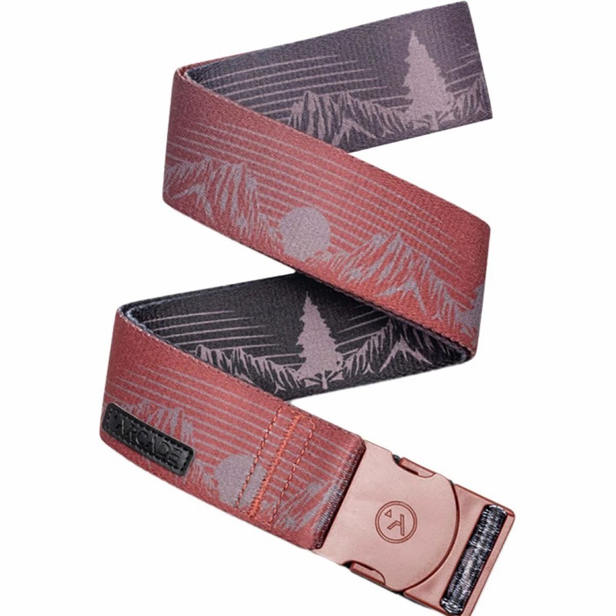 Mens * | Arcade Open Range Belt Multi Red