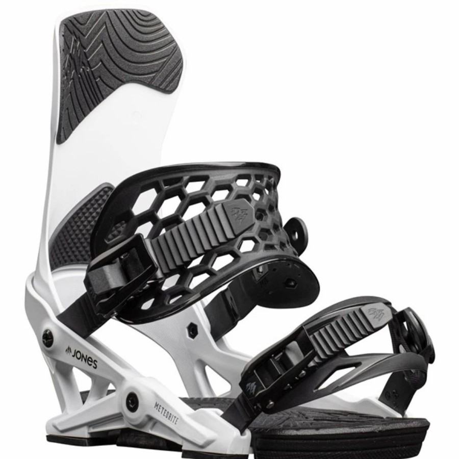 Snowboard * | Jones Meteorite Snowboard Bindings White