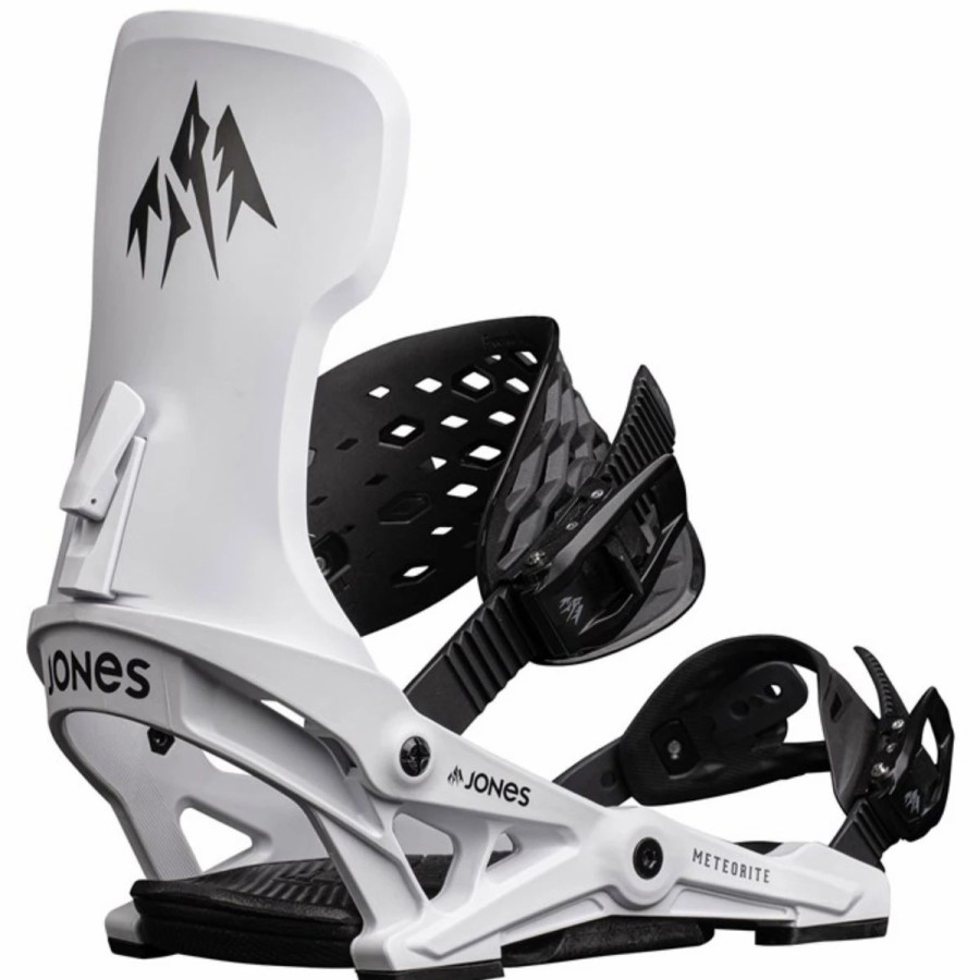 Snowboard * | Jones Meteorite Snowboard Bindings White