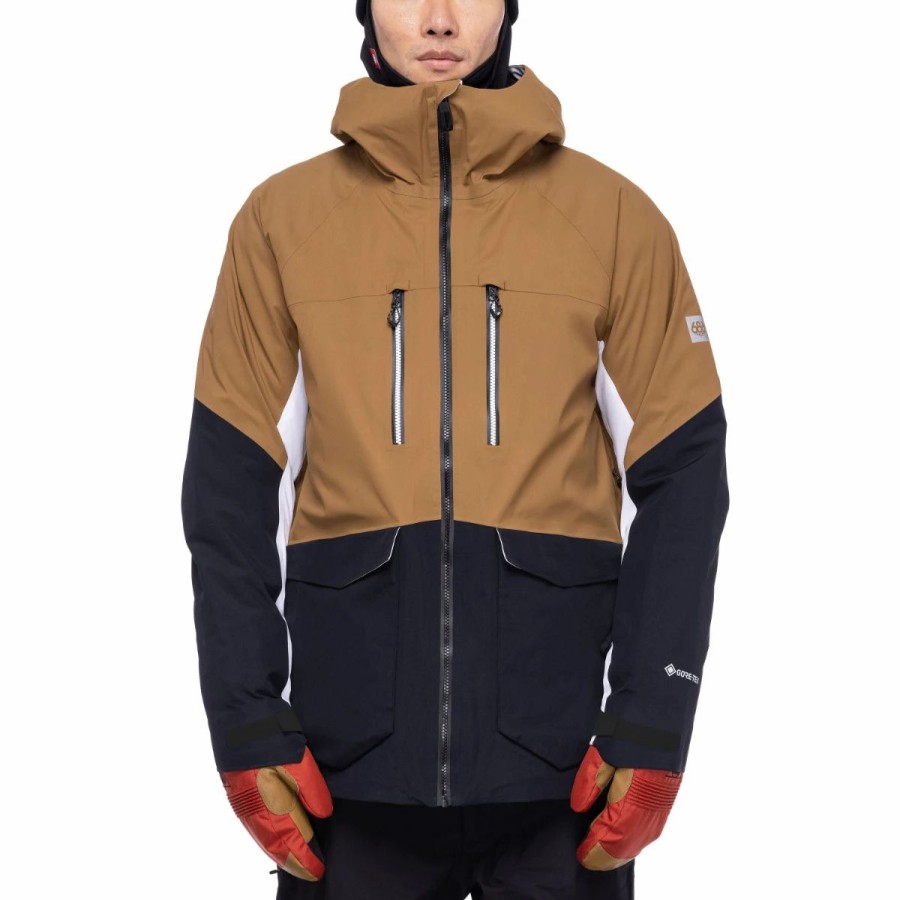 Mens * | 686 Gore-Tex 3 In 1 Weapon Jacket Mens Multi Tan