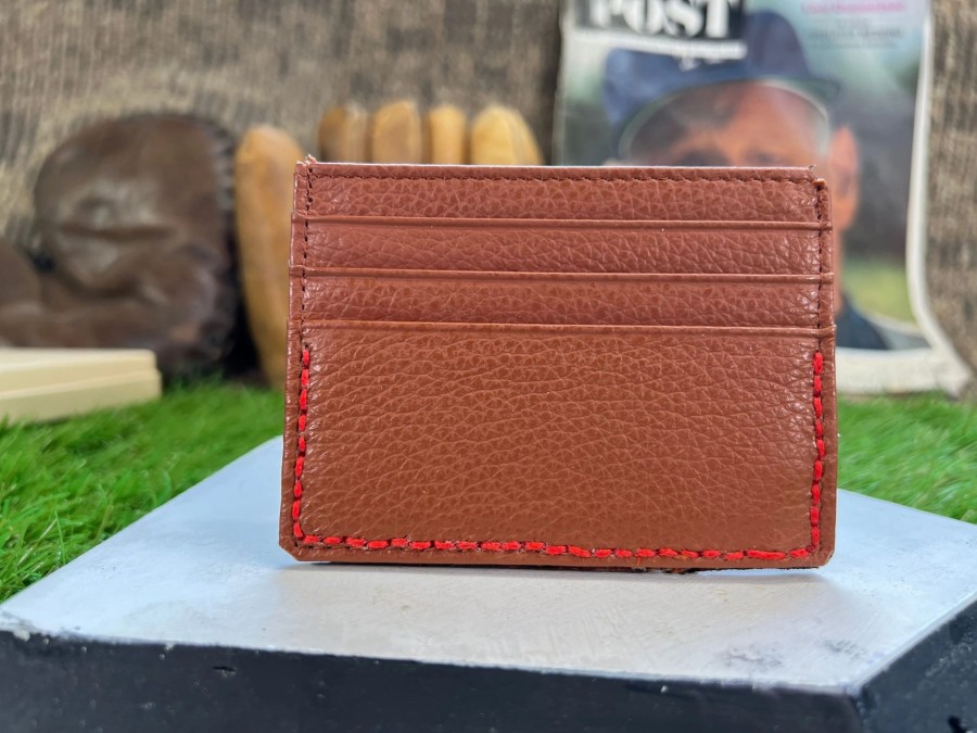 Clearance Aisle * | When It Was A Game At Baseballglovewallets.Com Old Meets New Card Cash Wallet