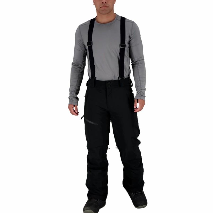 Mens * | Obermeyer Force Suspender Pant Mens Black