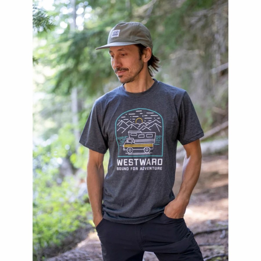 Mens * | Ambler Westward T-Shirt Mens Charcoal