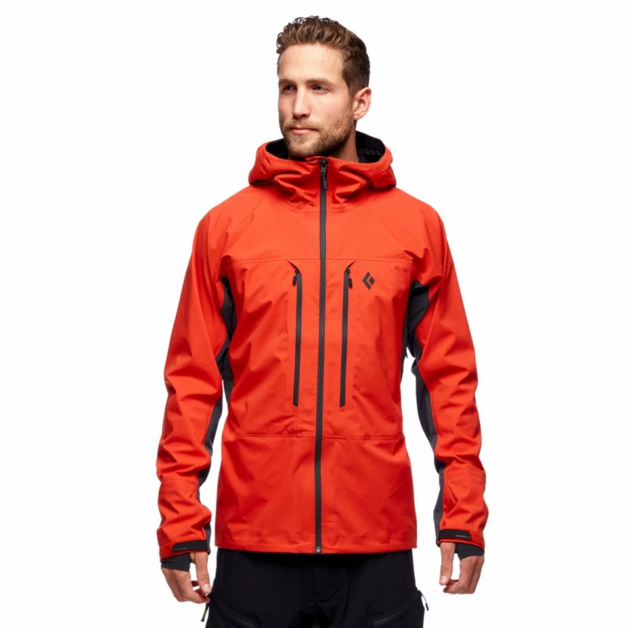 Mens * | Black Diamond Dawn Patrol Shell Jacket Mens Red