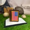 Clearance Aisle * | Whenitwasagame Baseballglovewallets.Com U.S.A Flag Card / Cash Wallet