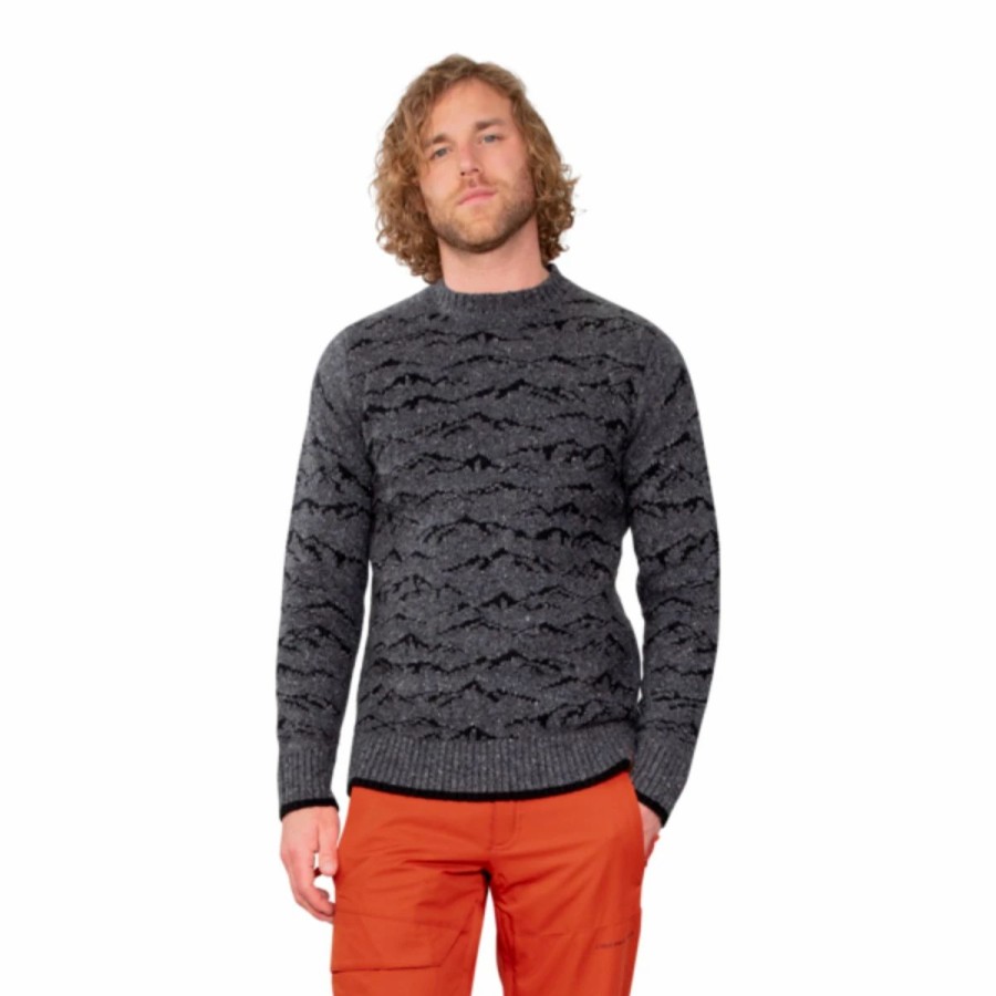 Mens * | Obermeyer The Bells Sweater Mens Multi Gray