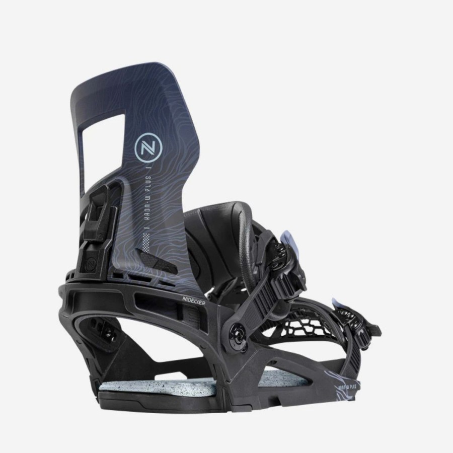 Snowboard * | Nidecker Kaon-Plus Hybrid Snowboard Bindings Womens Black