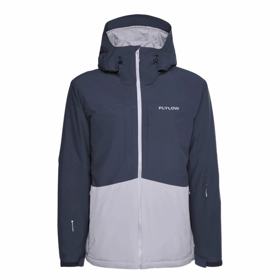 Mens * | Flylow Albert Jacket Mens Multi Navy