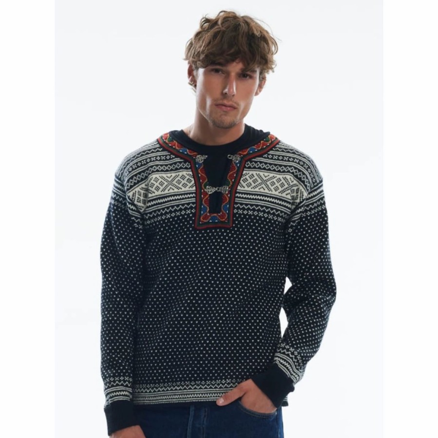 Mens * | Dale Of Norway Setesdal Sweater Multi Black