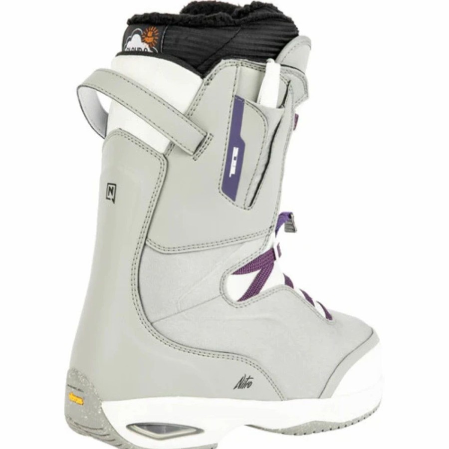 Snowboard * | Nitro Faint Tls Snowboard Boot Womens Gray