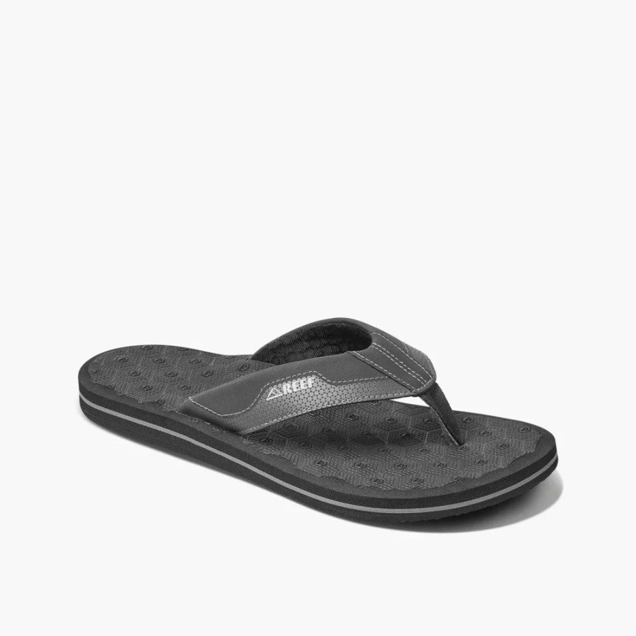 Mens * | Reef The Ripper Sandals Mens Charcoal