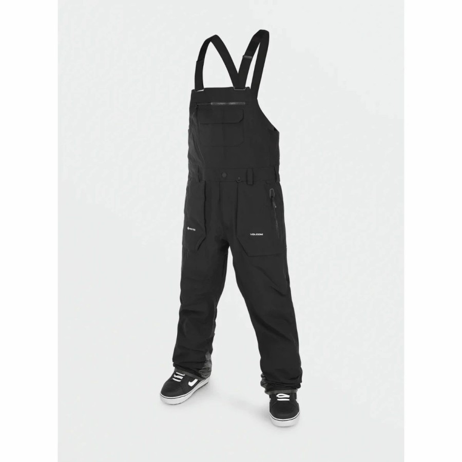 Mens * | Volcom Rain Gore-Tex Bib Overall Mens Black