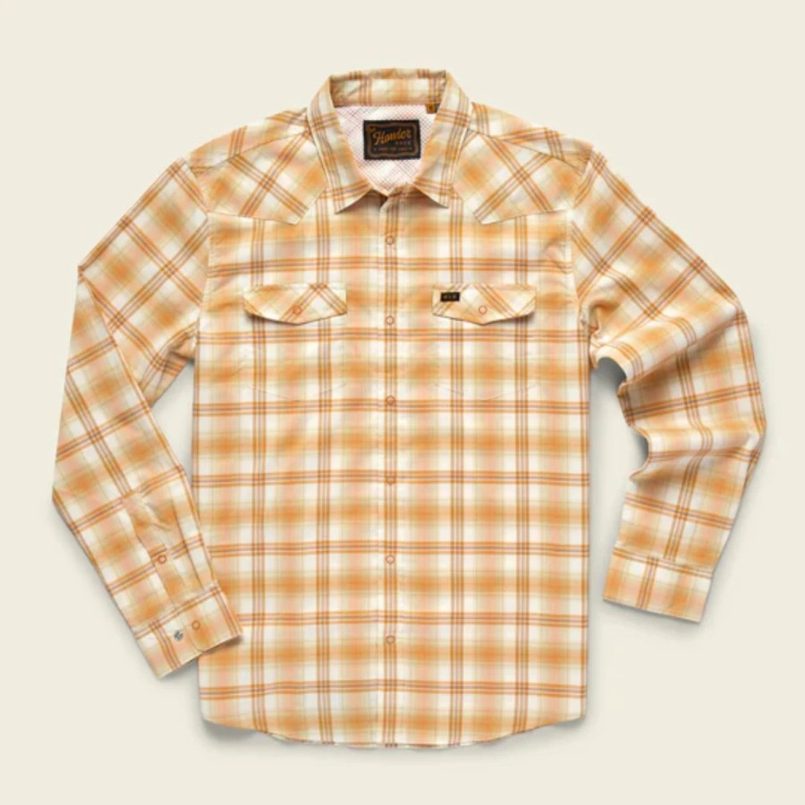 Mens * | Howler Brothers H Bar B Tech Long Sleeve Shirt Mens Multi Gold