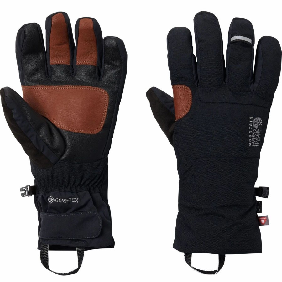 Mens * | Mountain Hardwear Cloud Bank Glove Mens Black