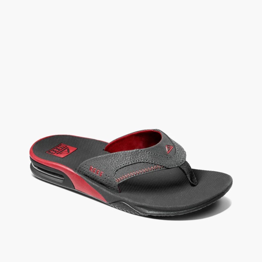 Mens * | Reef Fanning Sandals Mens Multi Black