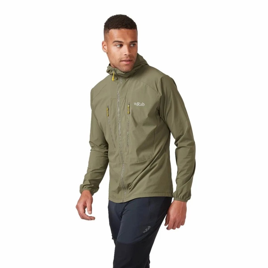 Mens * | Rab Borealis Jacket Mens Olive