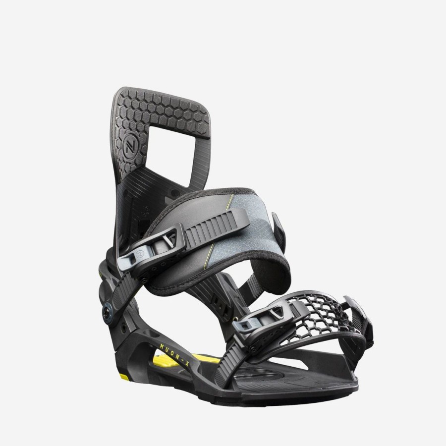 Snowboard * | Nidecker Muon-X Snowboard Bindings Mens Black