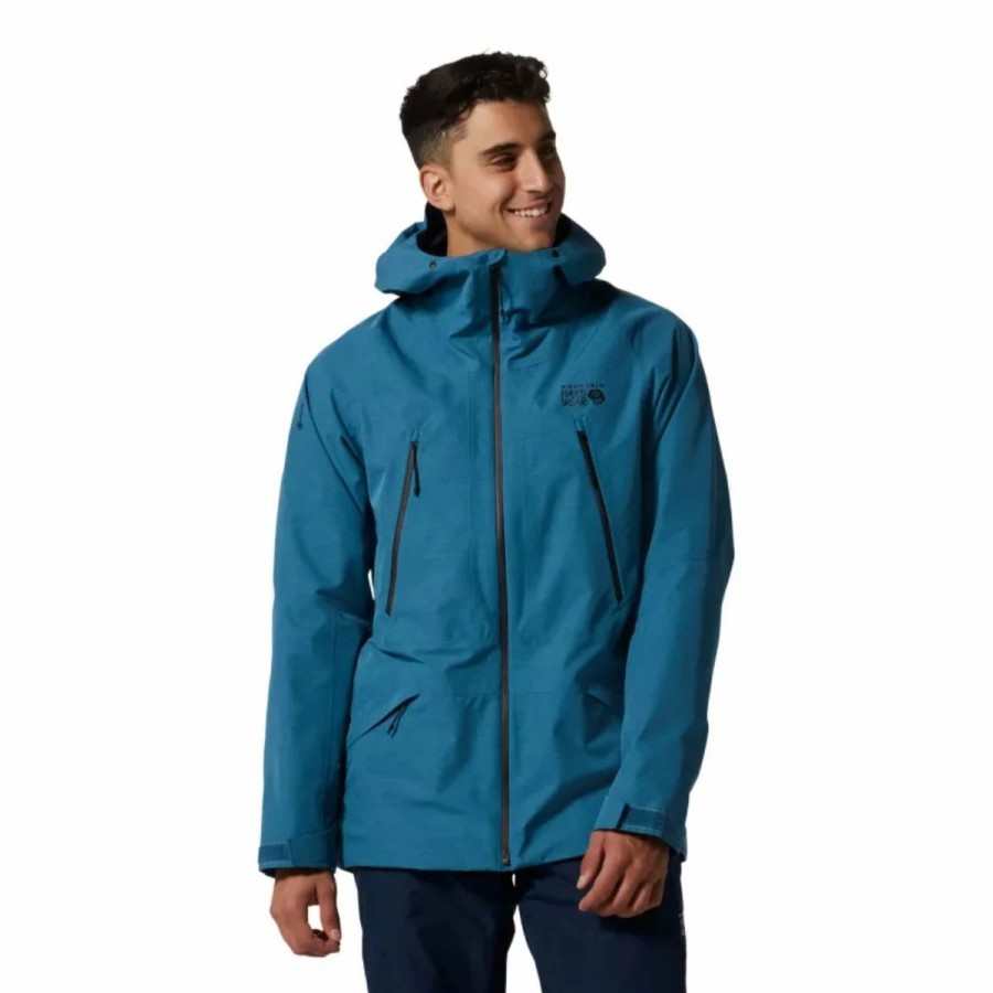 Mens * | Mountain Hardwear Sky Ridge Gtx Jacket Mens Blue