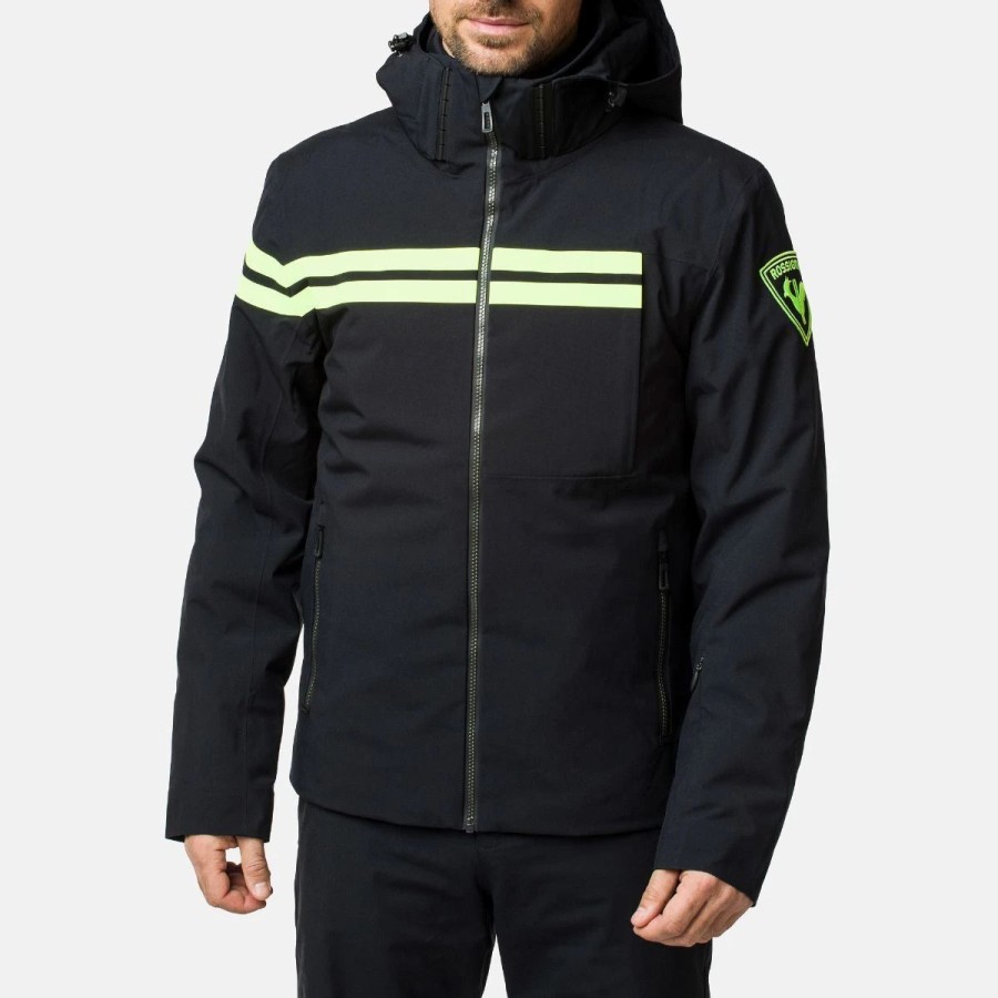 Mens * | Rossignol Embleme Denim Jacket Mens Black