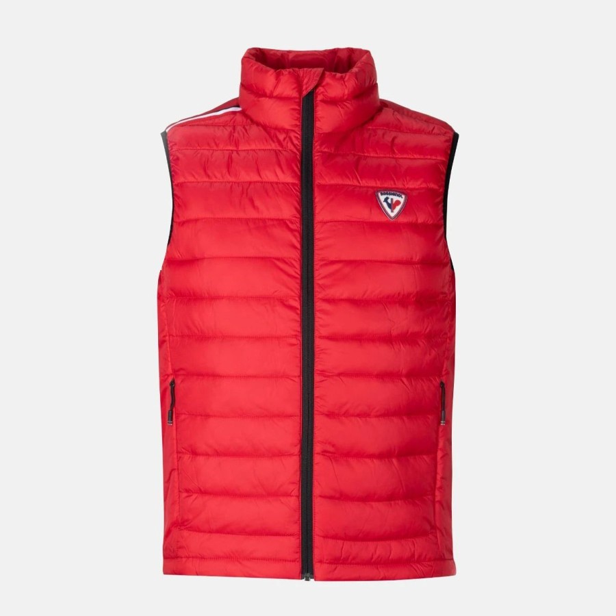 Mens * | Rossignol Puffy Vest Mens Red