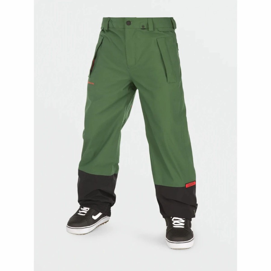 Mens * | Volcom Longo Gore-Tex Pants Mens Multi Green